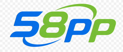 58pp logo neon pink